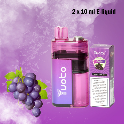 Yuoto Zero/2x10ml/ Grape 12000 !