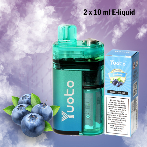 Yuoto Zero/2x10ml/ Blueberry 12000 !