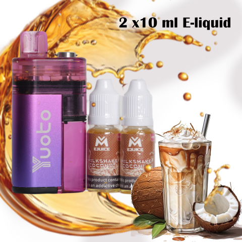 Yuoto Zero/2x10ml/ Coconut Milkshake 12000 !