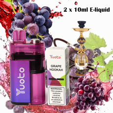 Yuoto Zero/2x10ml/ Grape Hookan 12000 !