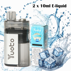 Yuoto Zero/2x10ml/ Ice Springs 12000 !