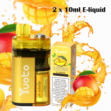 Yuoto Zero/2x10ml/ Mango 12000 !