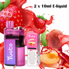 Yuoto Zero/2x10ml/ Strawberry Peach 12000 !