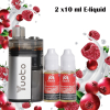 Yuoto Zero/2x10ml/ Raspberry Cranberry 12000 !